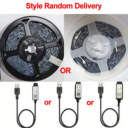 5V LED Strip Lights USB RGB 5050 LED Light Strip Music Sync App Control Luces Led Flexible Lamp for Room Decor TV Backlight