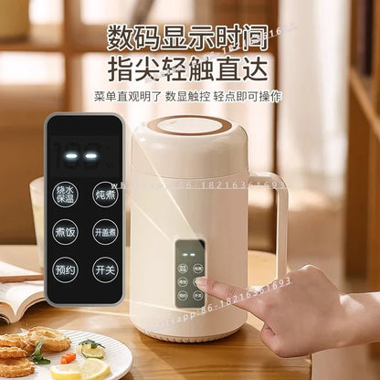 1pcs Automatic Portable Electric Cooking Pot Small Instant Noodle Pot Dormitory Multifunctional Integrated Pot