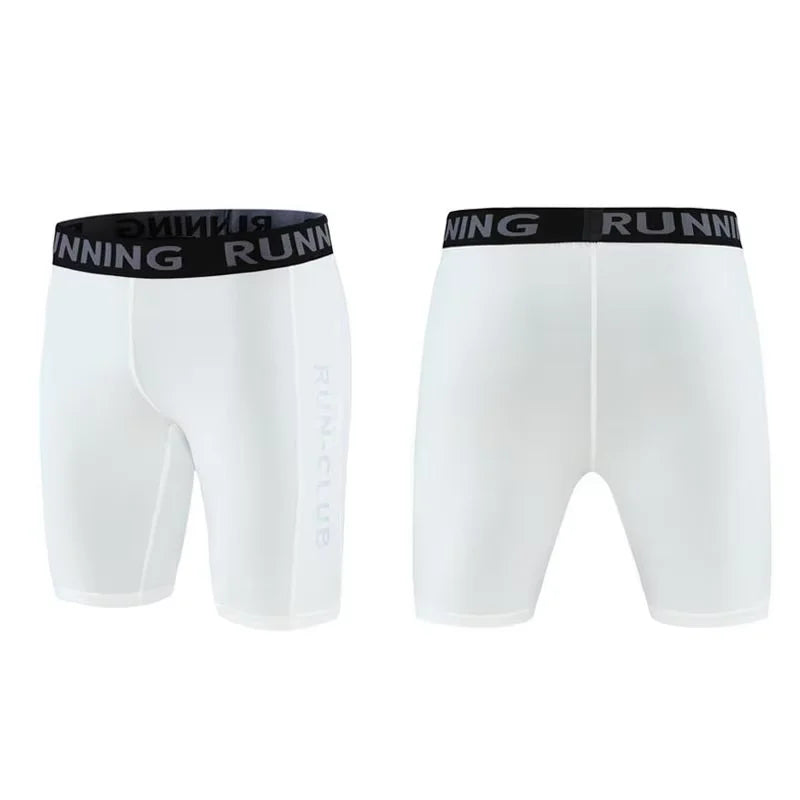 Sports Fitness Pants Men Gym Shorts Workout Tights Running Training Bottoming Shorts Compression Leggings Basketball Sportswear