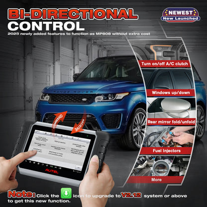 Autel MaxiCOM MK808BT PRO Car Automotivo Diagnostic Tools Bluetooth OBD2 Scanner Code Reader Diagnosis Tool PK MK808KBT MK808S