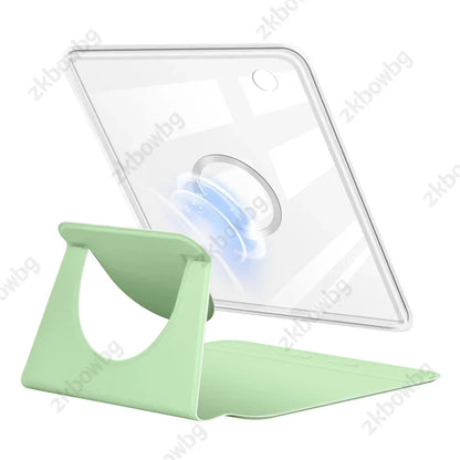 Magnetic Detachable for KOBO Libra Colour/Libra 2 N428 N418 7'' Ebook Case 360° Rotatable 2-in-1 Acrylic PU Leather Stand Cover