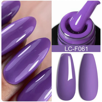 LILYCUTE 7ml White Color Gel Nail Polish Semi Permanent UV Gel Polish Gorgeous Full Coverage Soak Off UV LED Nail Gel Varnishes