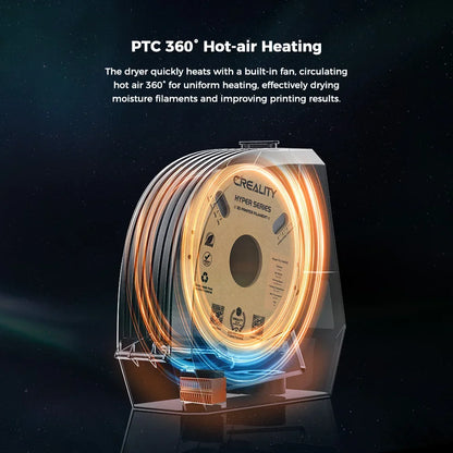 Creality Space Pi/Plus Filament Dryer Box 1KG Filament Storage Keeping Dry Adjustable Temperature 45℃-70℃ Hot-air Heating 48h