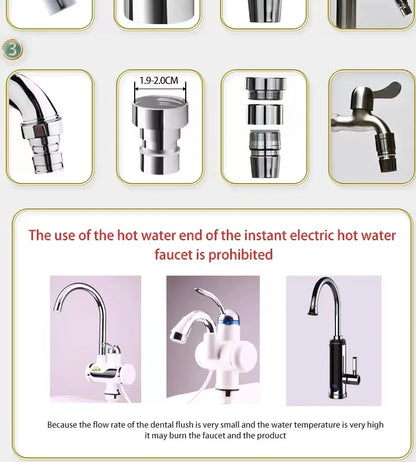 Faucet Dental Scaler Home Portable Dental Scaler No Power Supply For Tartar Removal Oral Cleaning Water Dental Floss