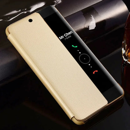 Smart View Case For Huawei P30 Lite P30Pro P40 Pro P50 Auto Sleep Wake Up Flip Cover Phone Cases For Huawei P20 Pro Fundas Capa