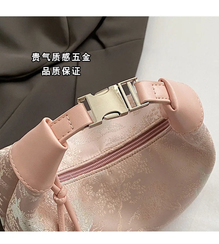 Fashionable Chinese Embroidery Handbag Brand Versatile Shoulder Bag 2026 New Chinese Style Tote Bag Trend Designer Travel Wallet