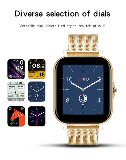 2026 Smartwatch Android Phone 1.44''Inch HD Screen Bluetooth Call Blood Oxygen/Pressure Monitoring Smart Watch Women Men Gift
