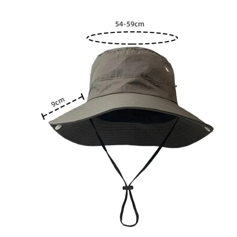 Men's AND WOMEN'S Waterproof Camping Hats, Outdoor Ande Hats, Suffolk Fishing Hats, UV Protection, Hiking and Canada, Summer