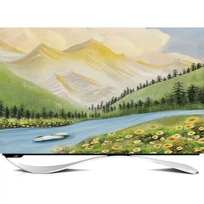 TV Cover Aesthetic three-dimensional sense Household Hanging LCD TV Dust 24-75 Inch Living Room Decoration for Televisions