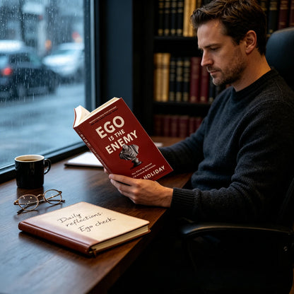 Ego Is The Enemy By Ryan Holiday Self Help Book Personal Growth Stoic Philosophy Guide