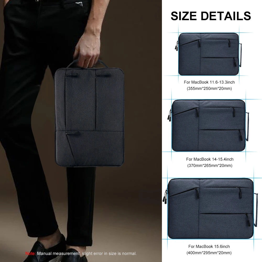 Laptop Notebook Case Tablet Sleeve Cover Bag 12 13 14 15 16 inch for Macbook Air Pro 15.4 15.6 for Xiaomi Huawei HP Dell Lenovo