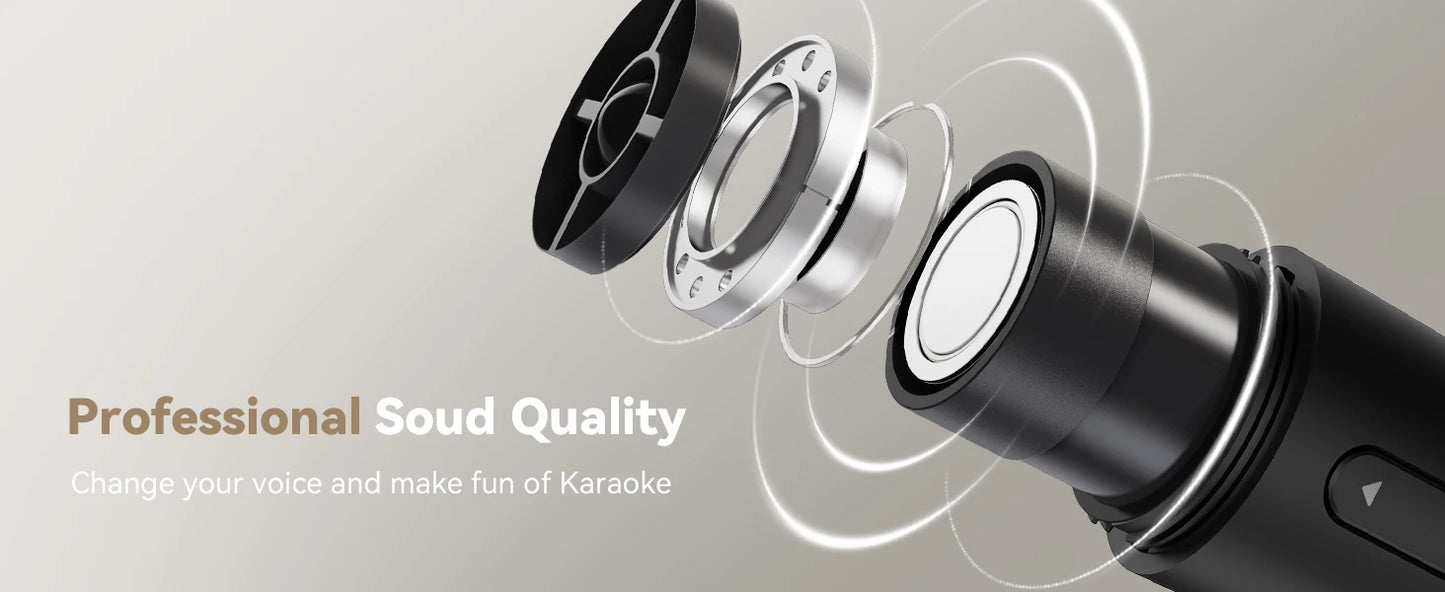 Puremic Karaoke Machine K3 with Millions Songs Free Forever Duet Karaoke Mics for Singing with Rechargeable Dock, HDMI+Aux Cable