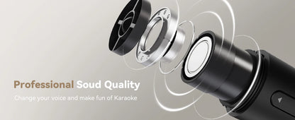 Puremic Karaoke Machine K3 with Millions Songs Free Forever Duet Karaoke Mics for Singing with Rechargeable Dock, HDMI+Aux Cable