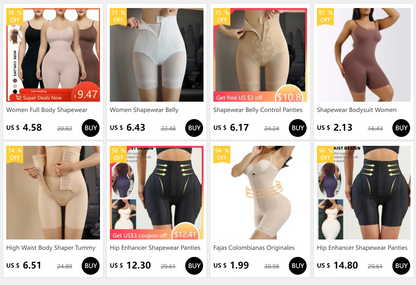 Colombian Girdles Shaper Women High Waist Shapewear Tummy Control Panties firm Body Shaper Butt Lifter Underwear