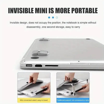 2-Pack Laptop Stand Set with Keyboard Riser & Elevator | Mini Portable  Laptop Supports for Desk