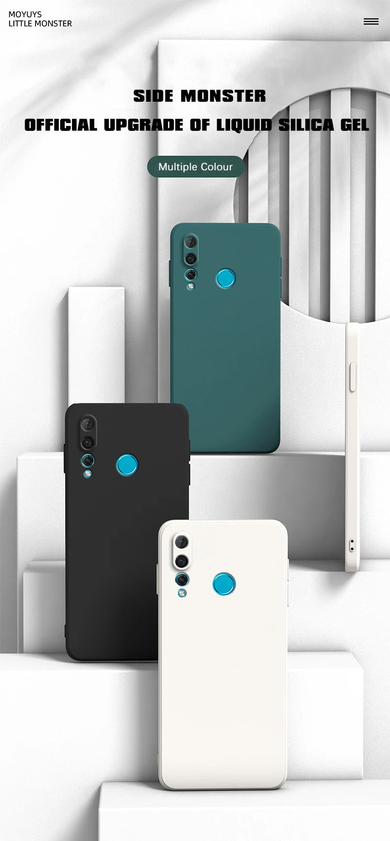 Square Liquid Silicone Phone Case for Huawei Y6P Y7P 2020 P40 lite E Y6 Y6S Y7 Y9 Prime 2019 P smart Z P30 Lite Back Cover Case