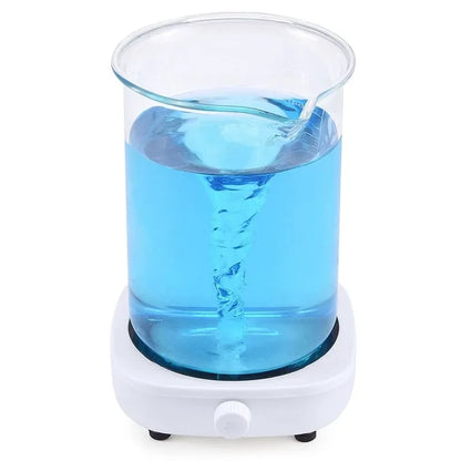 Magnetic Stirrer Mini Lab Stir Mixer Portable Stirrer Plate with Stir Bar 2L 4000RPM for Laboratory