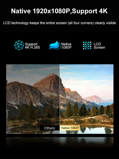 Lenovo T100 4K Projector Full HD 1080P 4k Projectors for Movies Beam Android Smart tv Video LED Home Theater
