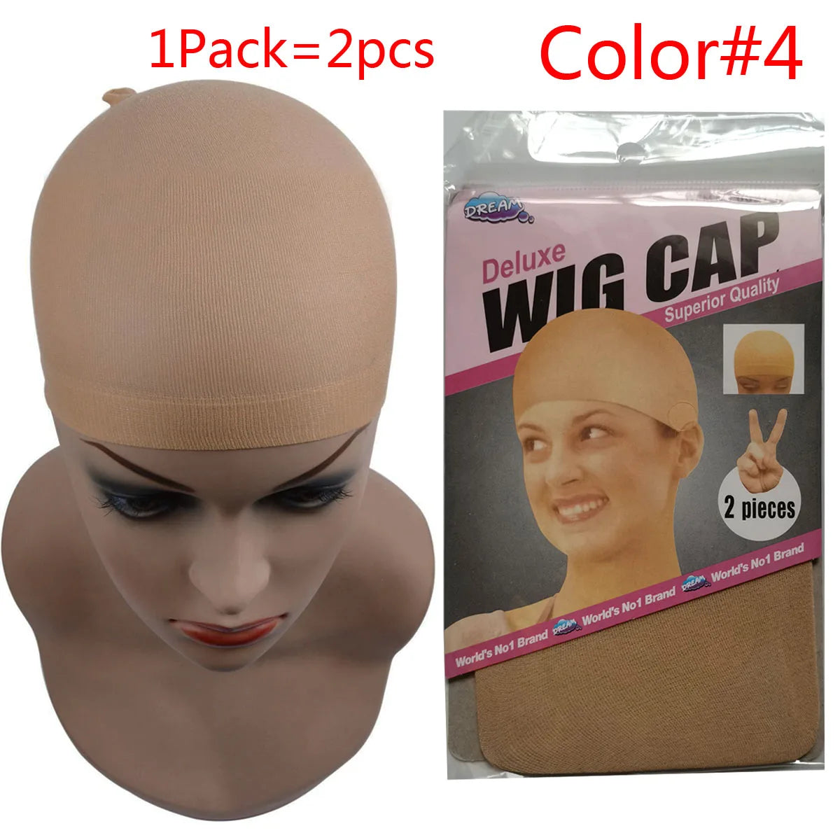 1Pack Nylon Wig Making Cap Mesh Stocking Wig Cap Invisible Hair Nets For Hair Wigs Brown Black Salon Hairnet Wig Caps For Women