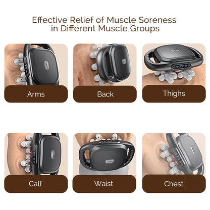 22-Head Fascia Gun High-Frequency Vibration Body Massage Gun Back and Waist Massager Neck Shoulder Massager Muscle masajeador
