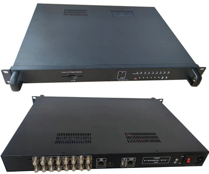 FTA Dvbc Dvbt Dvbs S2 Atsc Ip Gateway High Quality OSCAM IRD Iptv/Ott System Tuner to Ip Professional Receiver