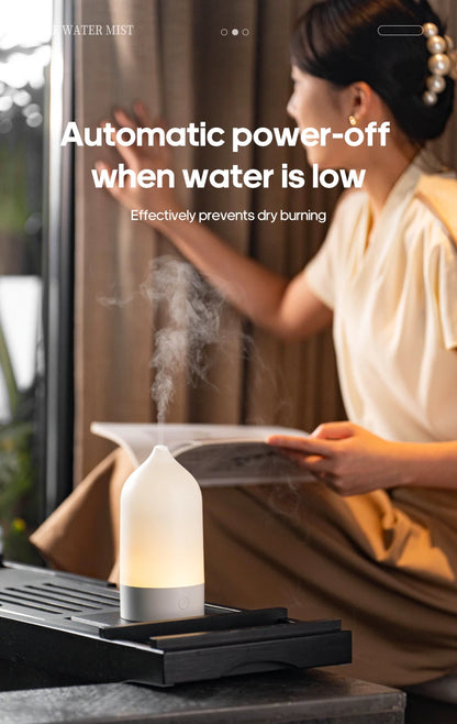 KINSCOTER New Aroma Diffuser 120ml Portable Silent Air Humidifier Colorful Night Light Essential Oil Diffuser for Room Home