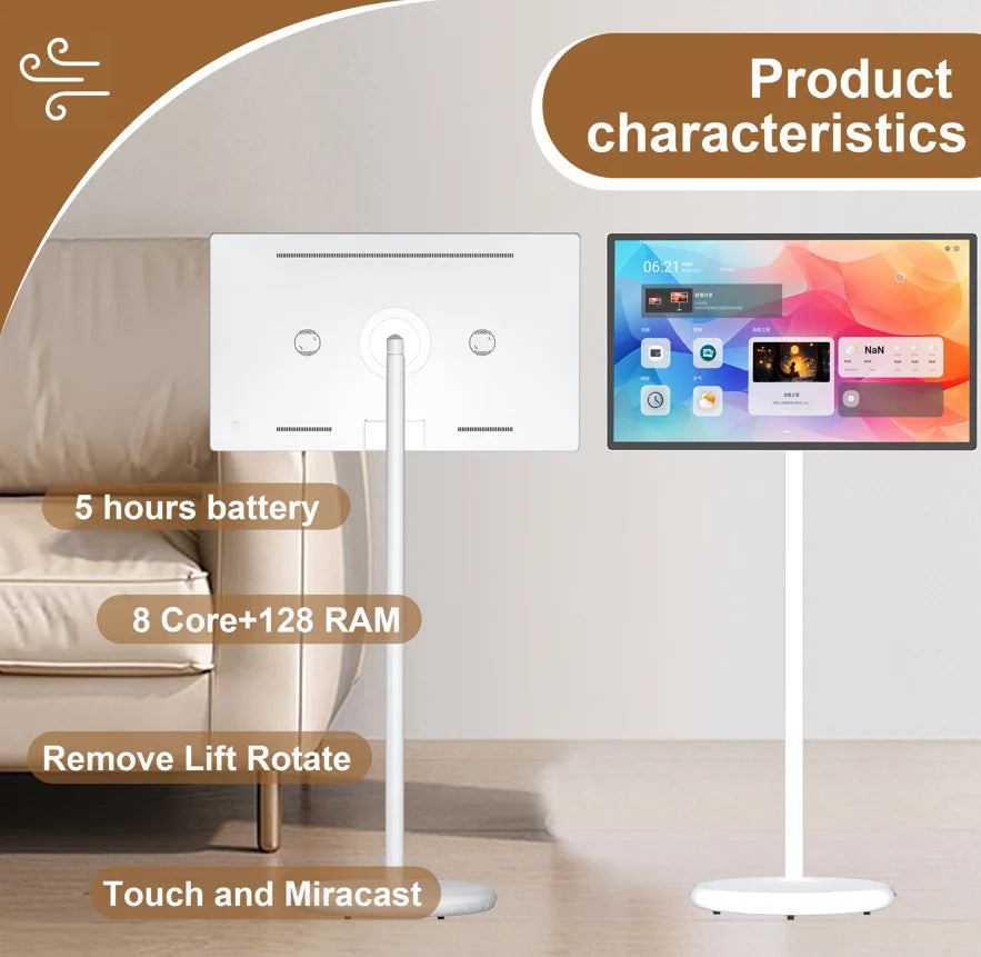 Portable WiFi Touch Screen Android TV for Multi-Scenario Use