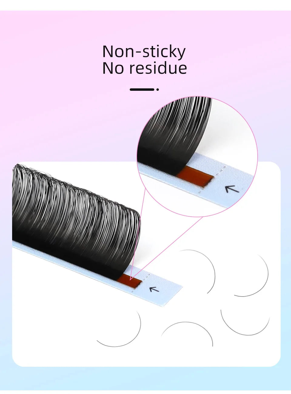 Rujade All Sizes 6-20mm Individual Eyelash Extension Matte Black Premium Russian Volume Eyelash Handmade Faux Mink Lashes Cilias