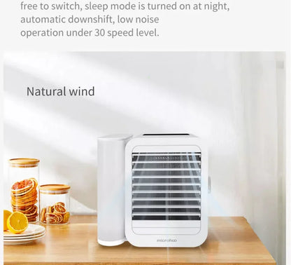 Portable Microhoo Mini Air Conditioner 1000ML Fan Cooler Aromatherapy Essential Oil Diffuser Fast Cooling Humidifier Household