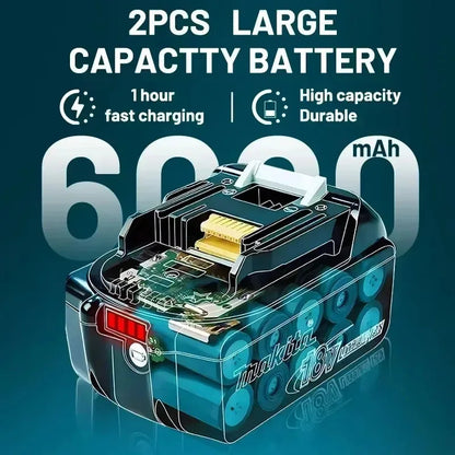 100% Original Makita battery, 18V 5.0Ah 6.0Ah 9.0Ah rechargeable battery, replacing Makita BL1830 BL1840 BL1850 BL1860B