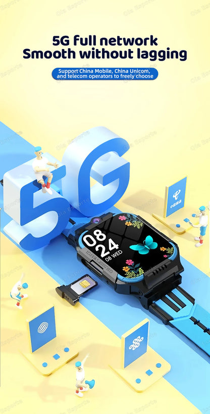 New Kids 5G Smart Watch SOS GPS+BDS/GLONASS Location Phone Call Camera Child Smartwatch 1.83 Inch WIFI Waterproof For Watch Gift
