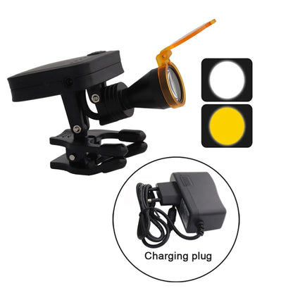 Dental Loupes Dental Magnifier Dental Lab Medical Loupes Magnification Binocular 2.5/3.5x420 Headlight Headlamp 5W Set Metal Box
