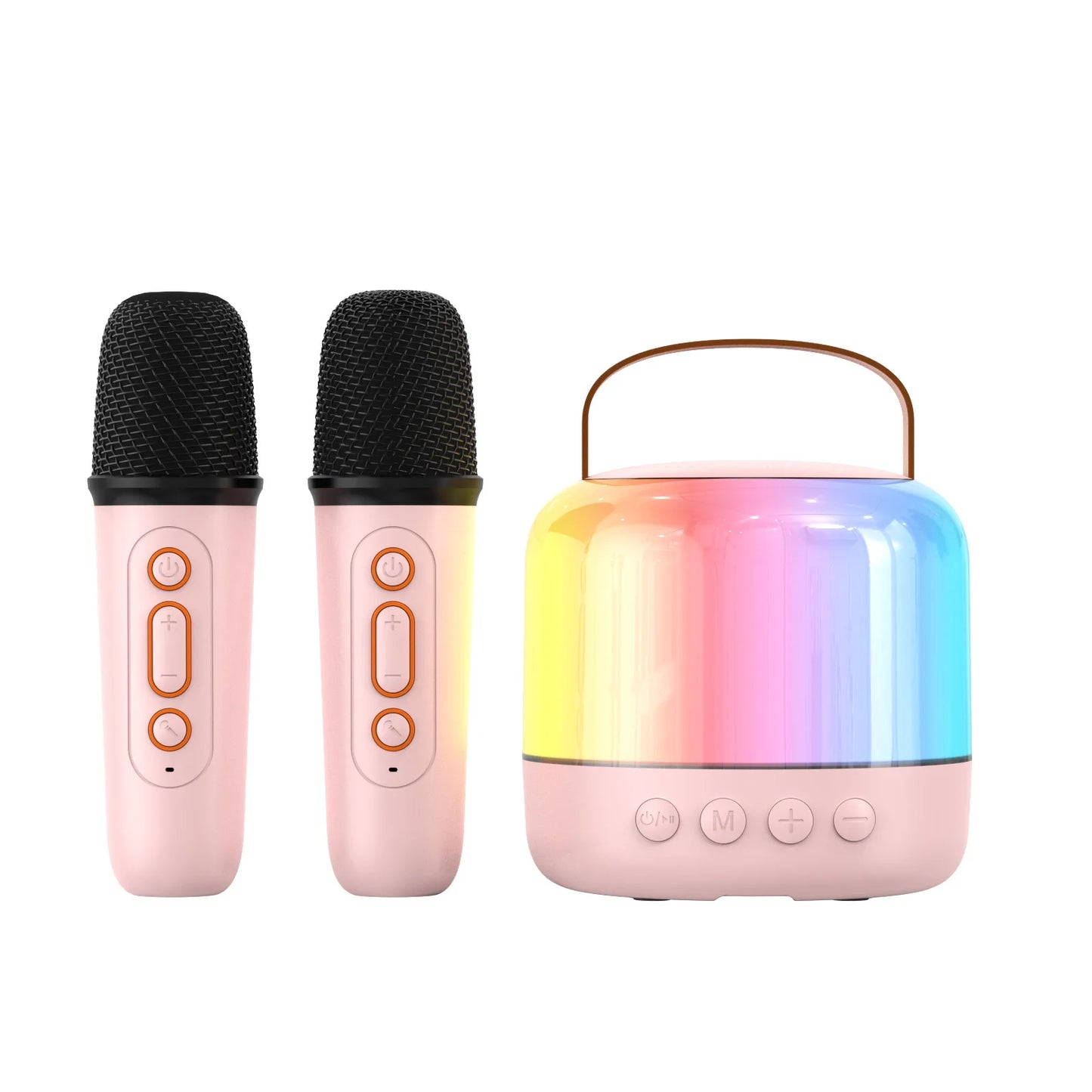 Wireless Speaker Microphone Karaoke Mini Portable Audio Microphone Portable Karaoke Speaker with Mic Home Singing For Kids Gift