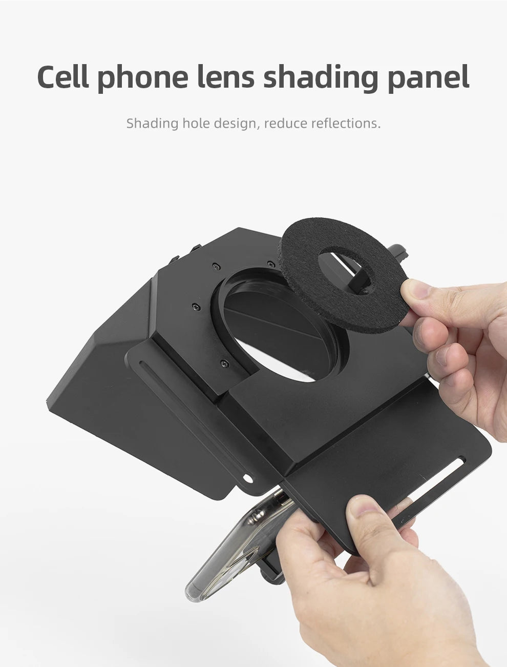 Ambitful Phone and DSLR Recording Mini Teleprompter Portable Inscriber Mobile Teleprompter Artifact Video With Remote Control