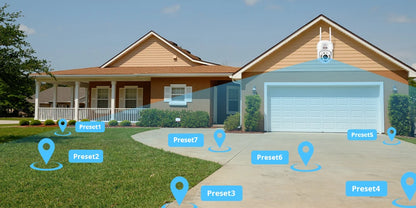 4MP PTZ WIFI IP Camera 1080P CCTV Surveillance Security Protection Wi Fi Outdoor 4X Digital Zoom Street CamHipro CamHi Camara