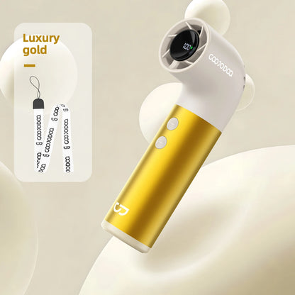 GOOJODOQ Mini 150G Ultra-light Water Pipe High-speed Fan 12M/s Uniquely stylish turbo fan Aluminum alloy handle