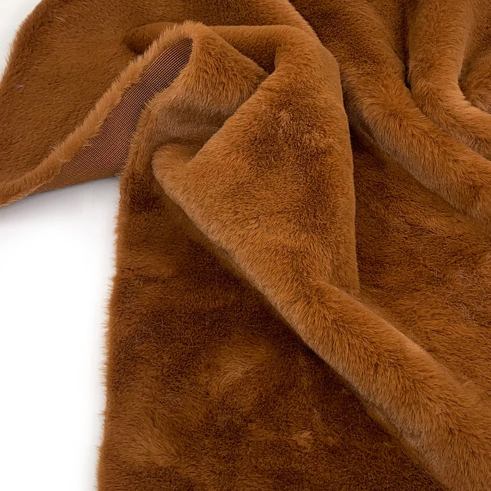 1Pcs 50/80/160cm Faux Rabbit Fur Fabric 100% Polyester 10mm Pile Super Soft Plush Fabric For Handmade Stuffed Toys Sewing Fabric