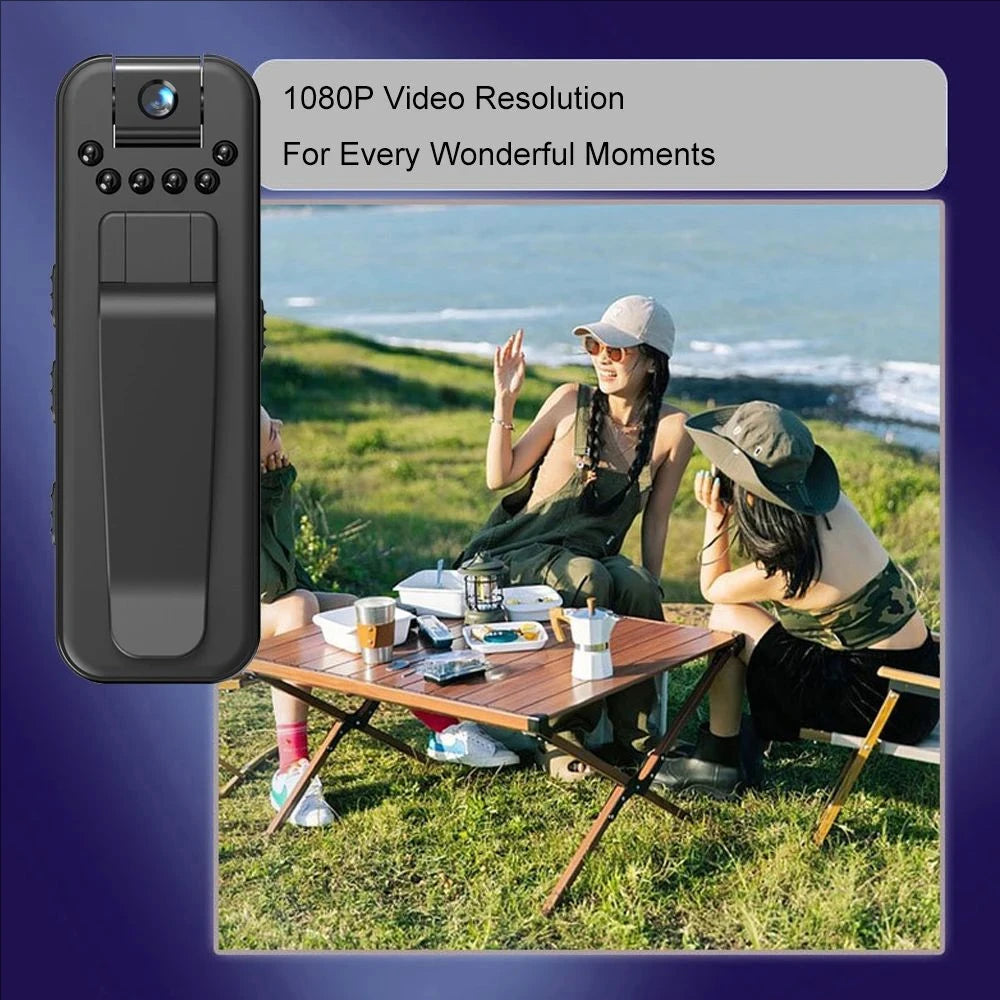 1080P HD Mini Camera Portable Small Digital Video Recorder Surveillance Camcorder Night Vision Video Police BodyCam Infrared