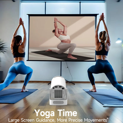 Magcubic HY300 Pro + Projector 8K 720P With 5W Speaker Android 14 8000 Lumens WiFi 6 BT5.4 Outdoor Video Home Theater Projector