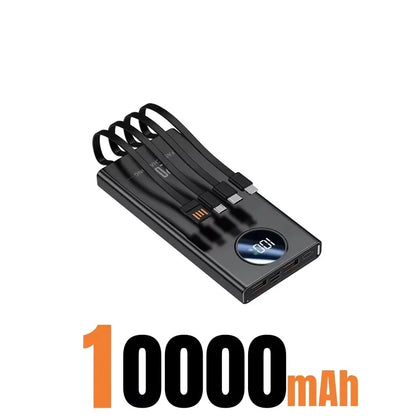 500000mAh Large Capacity Power Bank 120W Super Fast Charging With Portable Digital Display Supply For Various Phones