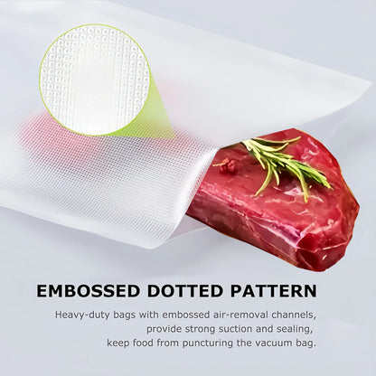 JKUOO Vacuum Sealer Bags Rolls for Food - Freezer Roll Bags - Food Saver Compatible with Vacuum Sealer Machines