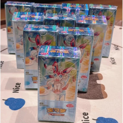 100%Original Pokemon Gem Pack Vol1 2 3 4 5 Cards Anime Pokemon PTCG Trading Gem Bag Cards Collected Toy Social Birthday Gift