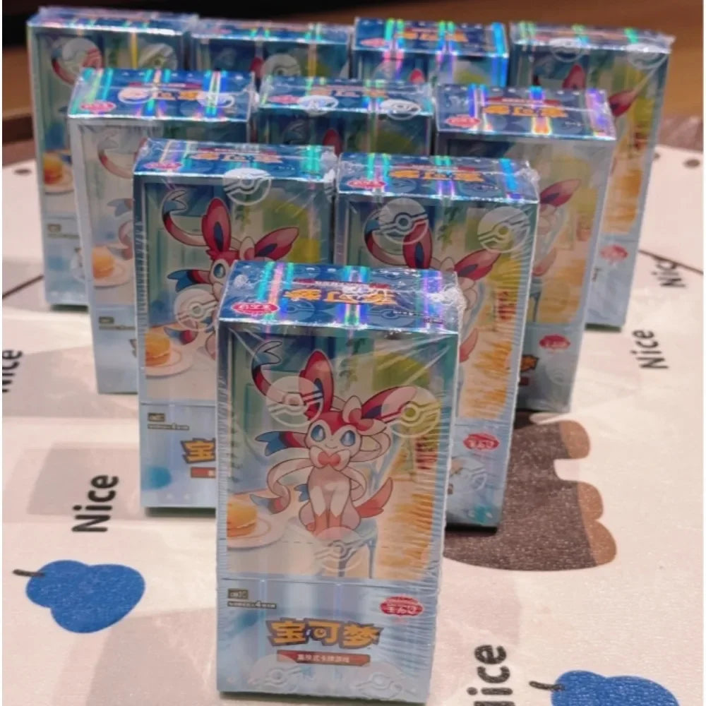 100%Original Pokemon Gem Pack Vol1 2 3 4 5 Cards Anime Pokemon PTCG Trading Gem Bag Cards Collected Toy Social Birthday Gift