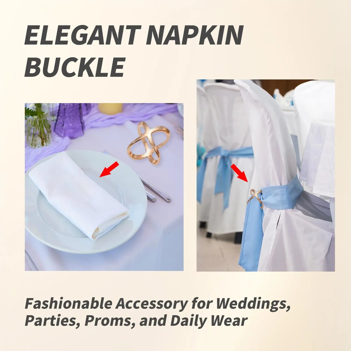 X-Shaped Scarf Clips - Elegant Silk Scarf Buckle Rings for Shawl T-Shirt Hem, Multi-Functional Fashion Clips for Women