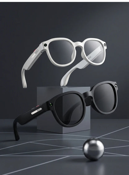 Lenovo AI Smart Glasses AI Translation 8MP HD Camera 4K Shooting Image Bluetooth Call Recording Music Smart Sunglasses 2026 New