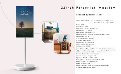 MWE High Quality 22/24/32/43 Inch Android Smart TV Mobile Entertainment Screen Indoor EU/US Local Stock OEM Supplier Education