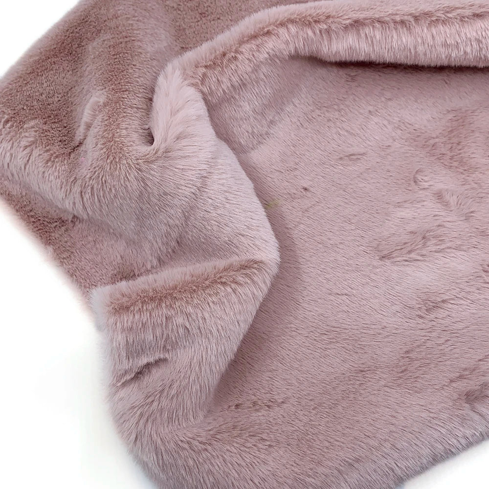 1Pcs 50/80/160cm Faux Rabbit Fur Fabric 100% Polyester 10mm Pile Super Soft Plush Fabric For Handmade Stuffed Toys Sewing Fabric