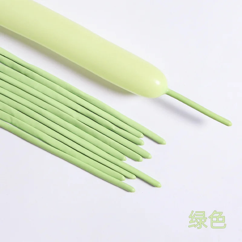 100pcs Thickening Long Balloons for Tying Arch Twisting Latex Modeling Skinny Birthday Balloon for Kids Party Wedding Decoartion