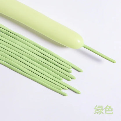 100pcs Thickening Long Balloons for Tying Arch Twisting Latex Modeling Skinny Birthday Balloon for Kids Party Wedding Decoartion