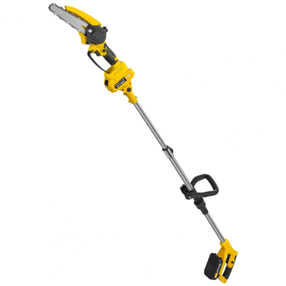 Cordless 2-in-1 Pole Saw And Mini Chainsaw 6-Inch Brushless Electric Chain Saw with 5.9 Feet Max Reach for Trimming And Cutting